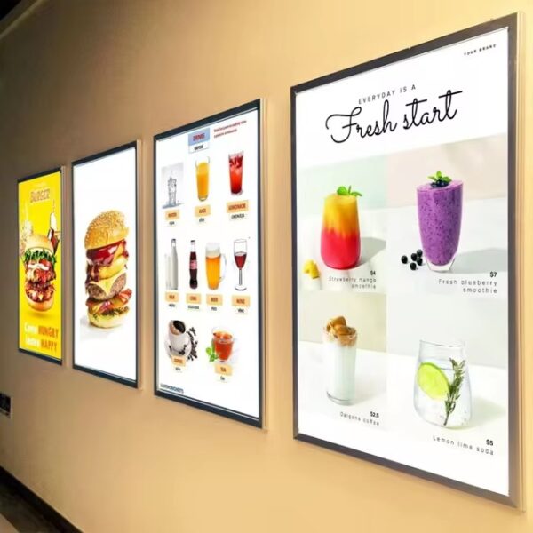 SUPPORT MENU LED ÉCLAIRANT, FORMAT A3, 36.7×49 cm