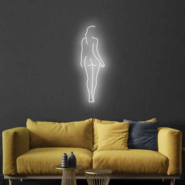 ENSEIGNE DÉCO “SILHOUETTE DE FEMME” NÉON FLEX, MODÈLE DISPONIBLE EN 55 ET 80 CM, COULEUR AU CHOIX