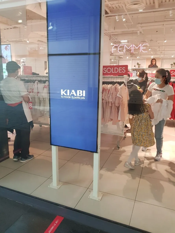 Mur Vidéo LCD 4K, Écran Géant très haute définition 4K 1x2, 2 Écrans de 65” – Image 2