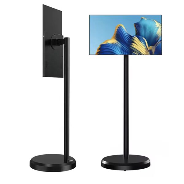 TV Android portable 23.8 pouces avec roulettes et écran tactile